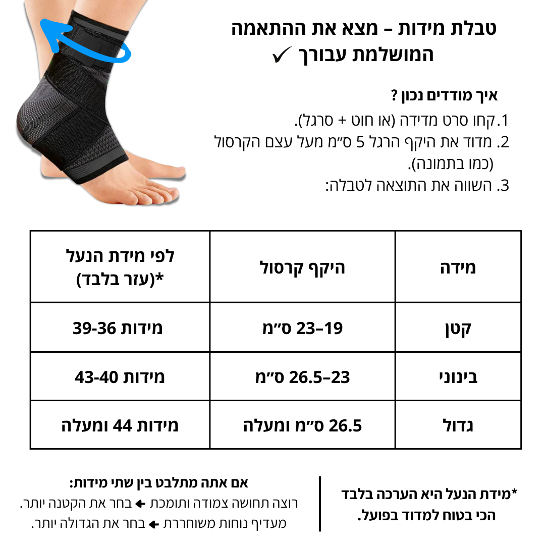 התומך האורטופדי Flexora™ – יציבות ברמה רפואית, נוחות ביומיום.